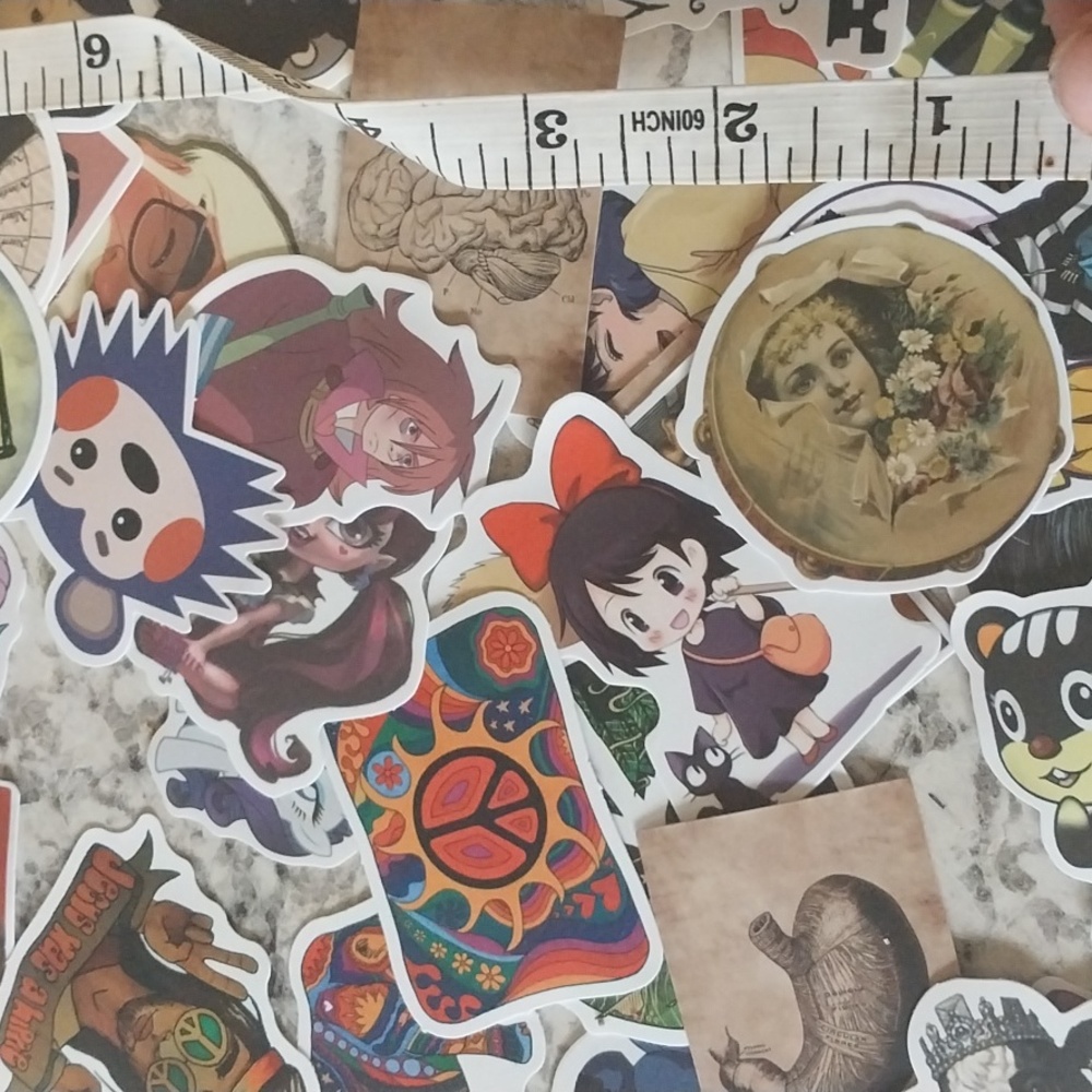 100s Sticker Lot 2 inches - Picture 2 of 10